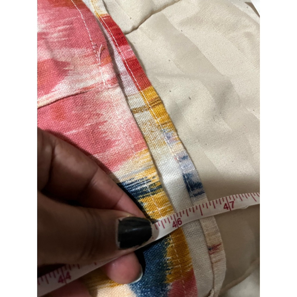 EUC DONNA MORGAN Multicolor Abstract Print Maxi Dress Women’s Size 12 - Picture 10 of 10